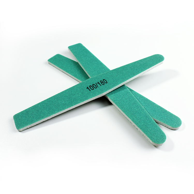Manicure Tool Green Emery Board Nail File Washable EVA Nail File Diamond Shaped Nail File
