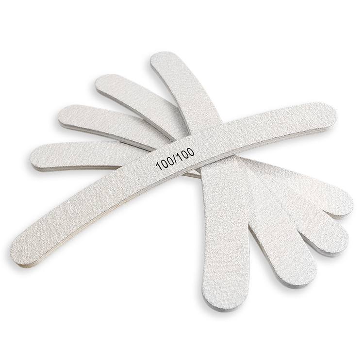 High-Quality Zebra Nail File Professional Manicure Tool 100/180 Grit Emery Board Nail File