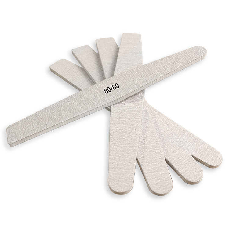 Durable Diamond Shaped Sunshine Nail Polishing File Double Sided 100/180 Grit Zebra Nail File
