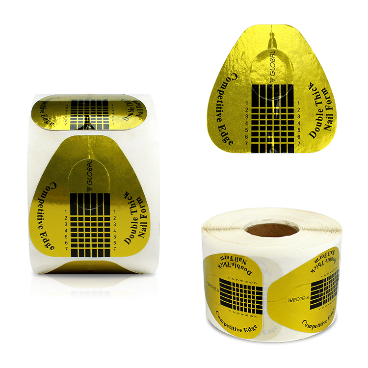 500pcs/Roll Nail Tip Extension Acrylic Nail Forms Durable UV Gel Extension Nail Paper Forms