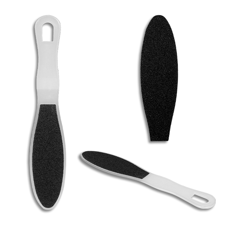 Reusable Plastic Foot File Washable Pedicure Rasp Replaceable Sandpaper Foot File Callus Remover