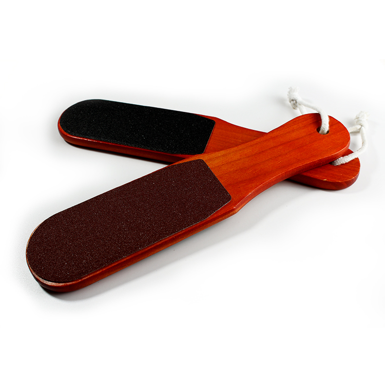 Durable Double Sided Sandpaper 100/180 grit Pedicure rasp Professional Wooden Foot File Callus Remover