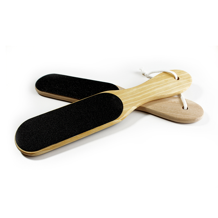 Washable Double Sided Sanding/Polishing Pedicure rasp Reusable Wooden Foot File Callus Remover