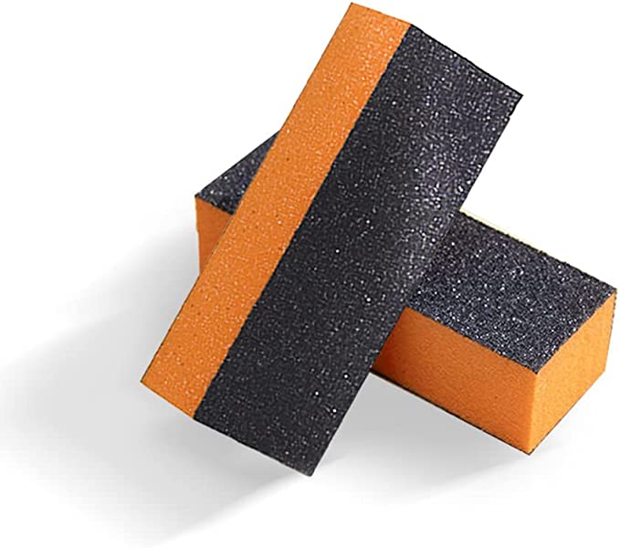 Professional Manicure Tool 180 240 Grit Nail Polishing Buffer File Washable 3 Way Nail Buffer Block