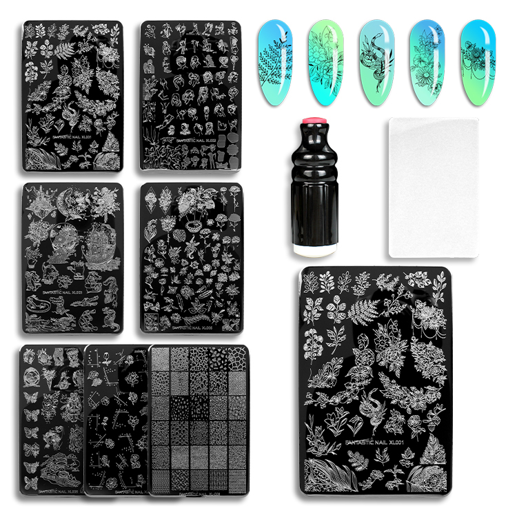 9.5x14.5cm Nail Stamping Plate Nail Salon Art Flower Leaf Image Transfer Nail Stamping plate